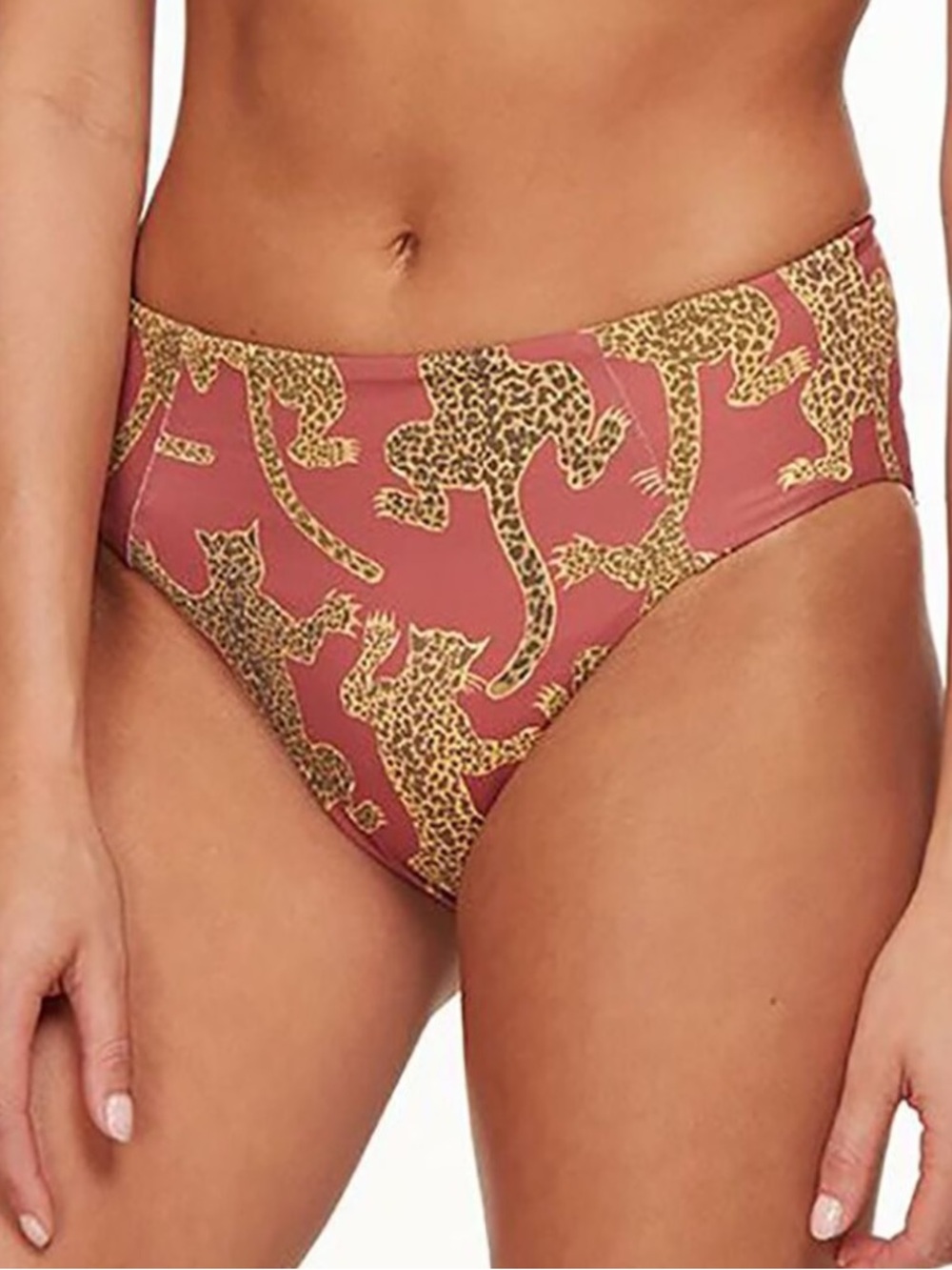 Boys + Arrows Hood Cat Bikini Swimsuit Bottoms Rust Size Large
